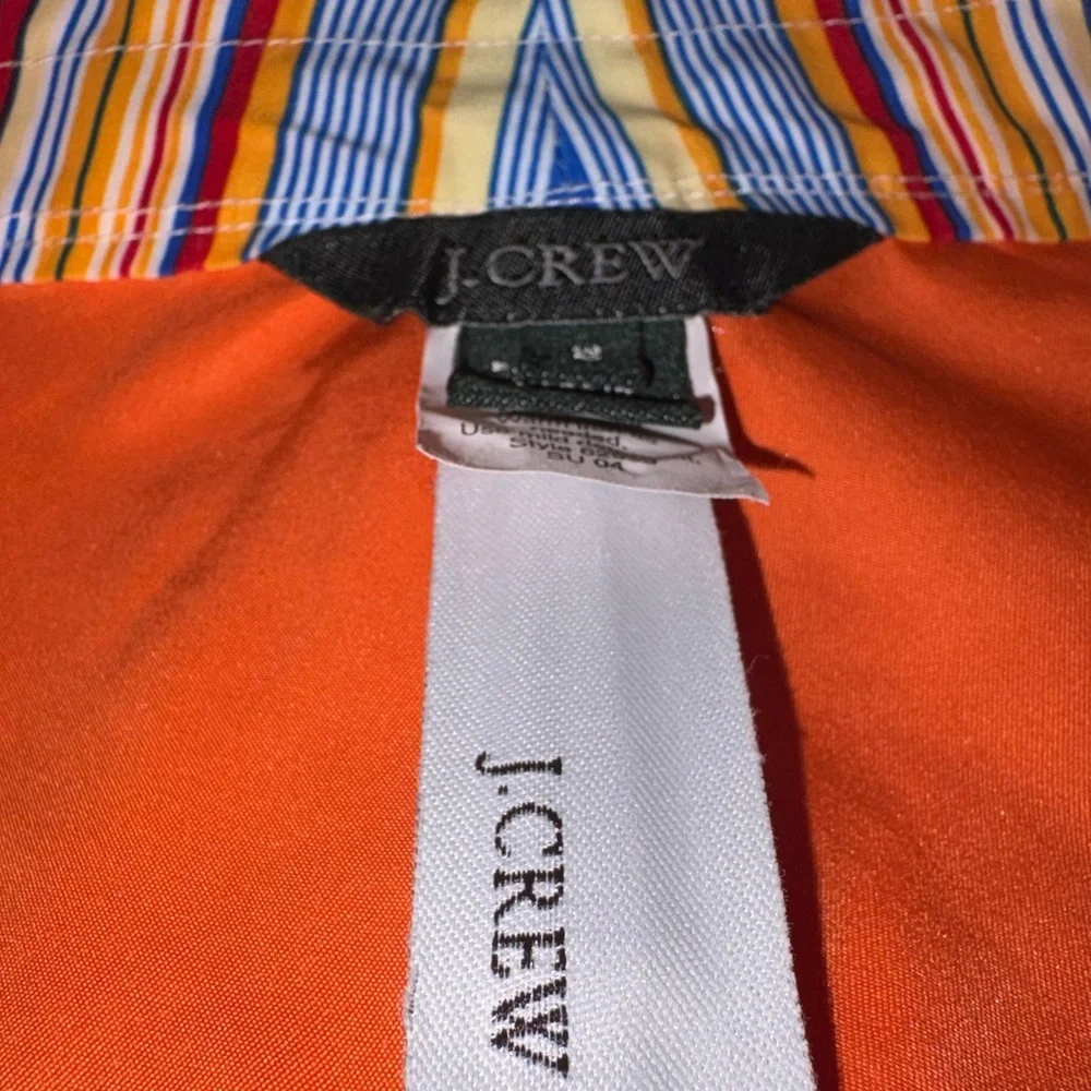 J.Crew Orange Cargo Swim Trunks Men’s Size 32 Board Shorts Beach Summer